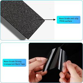 img 3 attached to 16.4FT KFZMAN Anti-Slip Car Door Entry Guard: DIY Adhesive Sill Protector, Paints & Scuffs Preventer, Textured Black (16ft x 7cm)