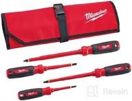 milwaukee 48 22 2204 4 piece insulated screwdriver logo