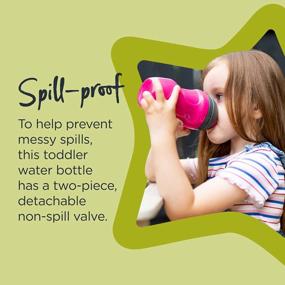 img 3 attached to Spill-Proof Insulated Sippee Cups For Toddlers - Pack Of 2, 9Oz, BPA-Free With Playful Pink And Mint Designs - Ideal Water Bottles For Kids Above 12 Months