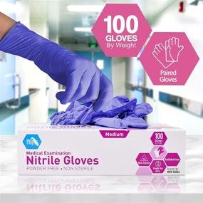 img 2 attached to 🧤 Medium MedPride Powder-Free Nitrile Gloves