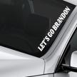 brandon windshield banner sticker trucks logo