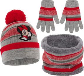 img 4 attached to Disney Minnie Gloves Weather Mitten Girls' Accessories - Cold Weather