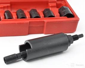 img 2 attached to 🔧 7-Piece PC Drive Shaft Puller Extractor Tool Kit Set Compatible with E32 X5