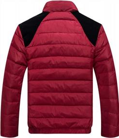 img 1 attached to Stay Stylish And Warm With Fashciaga Men'S White Duck Down Puffer Jacket