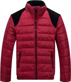 img 2 attached to Stay Stylish And Warm With Fashciaga Men'S White Duck Down Puffer Jacket