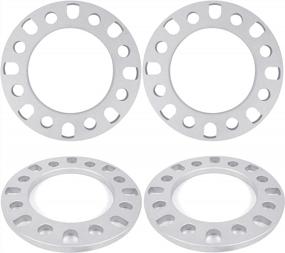img 4 attached to 4Pc 8X6.5 Wheel Spacers For F250 E350 Ram 2500, Silverado 2500 & More - 1/2"/12Mm 8X165.1, 8X170, 8X180