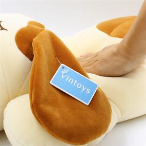 img 1 attached to Vintoys Hugging Pillow Stuffed Animals Stuffed Animals & Plush Toys ~ Plush Pillows