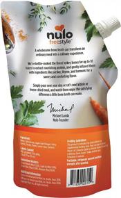 img 3 attached to Nulo Freestyle Bone Broth: Premium Coat And Skin Boosting Food Topper For Cats And Dogs With Collagen And Chondroitin Sulfate - 20 FL Oz Pouch
