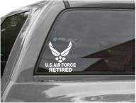 sticker united states retired military logo