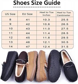 img 1 attached to Warm And Comfortable Festooning Men'S Slippers - Soft Plush Lining, Non-Slip Rubber Sole, Perfect For Indoor And Outdoor Use