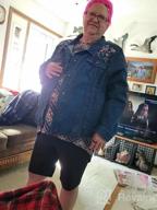 img 1 attached to Plus Size Women'S Stretch Denim Jacket By Woman Within review by Matt Davis