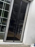 img 1 attached to Heavy Duty Magnetic Screen Door - Fits 38X96 Door Size With Strengthened Fiberglass Net Curtain - Screen Size 40X97 Inches review by Danny Poulin