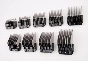 img 3 attached to 9-Piece Furzone Stainless Steel Clipper Guard Comb Set For Size 10 Blade - Perfect For Dog & Cat Grooming