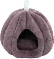 🐱 rozkitch pink cat house: cozy indoor cave for cats with removable washable cushion - self-warming pet hut for kittens, small dogs & more logo