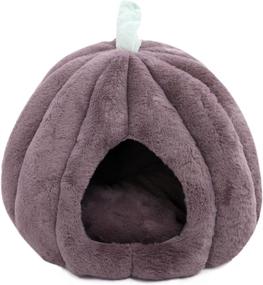 img 4 attached to 🐱 ROZKITCH Pink Cat House: Cozy Indoor Cave for Cats with Removable Washable Cushion - Self-Warming Pet Hut for Kittens, Small Dogs & More