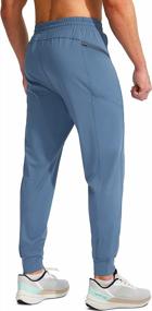 img 2 attached to Stretchy Workout Joggers For Men With Zippered Pockets - G Gradual Men'S Athletic Sweatpants For Running And Jogging