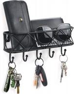 get organized with the happyhapi wall mounted key holder and mail basket logo