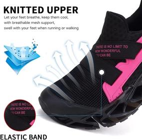 img 3 attached to Girls' Athletic Running Shoes: Breathable, Comfortable, Non-Slip Footwear for Active Athletes