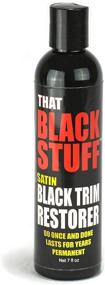 img 4 attached to 🌑 Black Satin Plastic Trim Restorer - Restore & Protect with Long-Lasting Finish