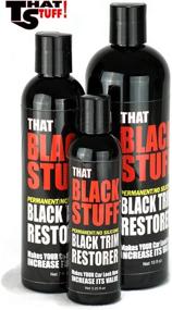 img 2 attached to 🌑 Black Satin Plastic Trim Restorer - Restore & Protect with Long-Lasting Finish