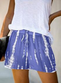 img 3 attached to Stay Comfortable And Chic: Elapsy Women'S Pocketed Drawstring Shorts For Summer