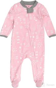 img 1 attached to HonestBaby Unisex Organic Toddler Sleepers Apparel & Accessories Baby Boys ~ Clothing