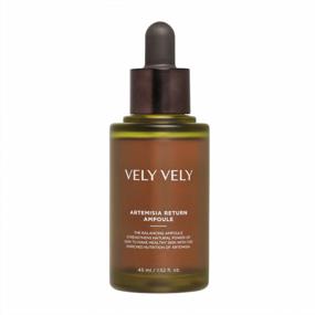 img 4 attached to VELY VELY Artemisia Return Ampoule: Deep Moisturizing, Ultimate Hydration & Healthy Glow - Paraben-Free Patented Formula Safe For Sensitive Skin (45 Ml/1.52 Fl Oz)