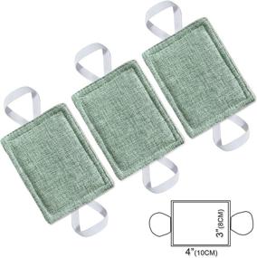 img 3 attached to Ultra-Quiet Baby Door Closer Silencer Cushion - Noise-Reducing Door Latch Cover for Light Sleepers, Dogs, Cats, Children - 4 x 3 inches, Green, Pack of 3