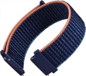 img 4 attached to Customizable And Comfortable: WOCCI Nylon Sport Watch Bands With Quick Release And Adjustable Fastener For Men And Women - Choose From 18Mm, 20Mm, Or 22Mm Widths