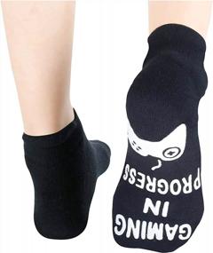 img 1 attached to Step Up Your Gaming Experience With HAPPYPOP Gaming Socks For Men And Teen Boys!
