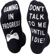 step up your gaming experience with happypop gaming socks for men and teen boys! logo