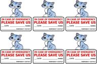 rescue window door sticker decals dogs logo
