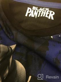 img 5 attached to Ultimate Marvel Boys' Black Panther Pajamas - Embrace the Wakandan Spirit!