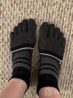 img 1 attached to Breathable Compression No-Show Ankle Toe Socks For Men And Women - Ideal For Running And Fitness Activities With 5-Finger Design. review by Joe Vazquez
