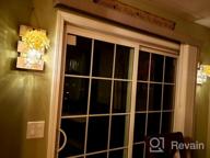 img 1 attached to Set Of 2 Brown Mason Jar Wall Sconces With LED Fairy Lights & 6-Hour Timer review by Vanessa Campbell