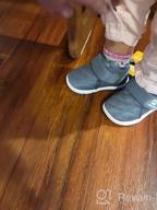 img 1 attached to 👟 Winter Walking Sneakers: Infant Toddler Boys' Shoes for a Stylish Yet Cozy Adventure review by Robert Carlson