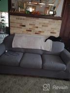 img 1 attached to Protect Your Sofa With YEMYHOM'S High Stretch Checkered Couch Cover - Anti-Slip, Durable & Perfect For Pets! (Sofa, Dark Coffee) review by Yadira Santiago