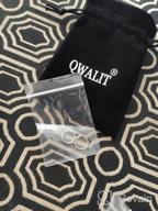 img 1 attached to QWALIT Nose Rings: Small Thin Hoops for Women in 22g, 20g, and 18g Sizes review by Natalie Martin