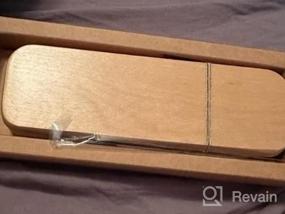 img 5 attached to Роскошный набор деревянных перьевых ручек ручной работы - уникальный подарок для писателей и коллекционеров