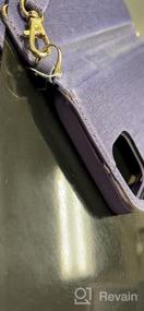 img 7 attached to Защитите свой iPhone 12 Pro Max с помощью RFID-блокирующего чехла-кошелька Skycase в модном фиолетовом цвете