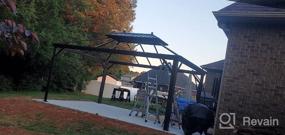 img 8 attached to YOLENY 10' X 13' Hardtop Gazebo With Galvanized Steel Frame, Double Roof Canopy, Netting, And Curtains - Perfect For Outdoor Areas, Gardens, Patios, Lawns, And Parties