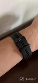 img 6 attached to 4 Pack Maledan Мягкие силиконовые спортивные ремешки для смарт-часов Fitbit Sense и Versa 3 - водонепроницаемые и совместимые с женщинами и мужчинами - доступны черный, синий, серый и белый цвета