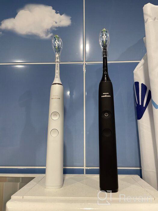 img 1 attached to Audio toothbrush Philips Sonicare DiamondClean 9000 HX9914/57, black/white review by Chia Hao ᠌