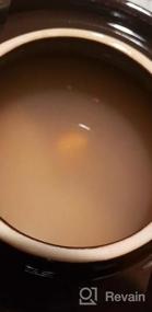 img 6 attached to Razorri Comodo Ceramic Fermentation Crock - 2L Traditional Water-Sealed Jar With Glazed Weights - Perfect For Kombucha, Sauerkraut, Kimchi, Pickles (Tangerine Tango)