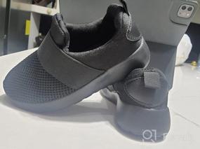 img 5 attached to Kids Running Sneakers - QIJGS Toddler/Little Kid Boys Girls Athletic Tennis Walking Shoes