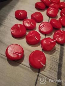 img 5 attached to HYOOLA Premium Red Floating Candles 1,75 дюйма - 3 часа - 20 шт. в упаковке - сделано в Европе