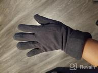 img 1 attached to 🧤 Burgundy Boys' Winter Fleece Finger Gloves - Enhanced Accessories for SEO review by Brian Price