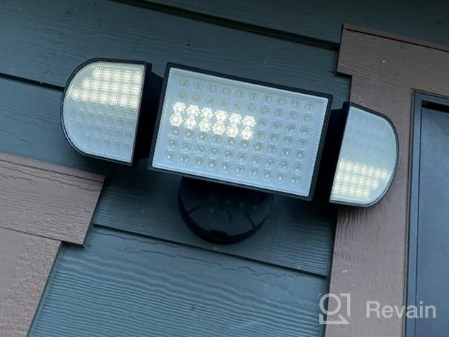 img 1 attached to Onforu 100W Outdoor Flood Lights - Super Bright 9000LM LED Flood Light | IP65 Waterproof 🔦 Exterior Floodlight with 3 Adjustable Heads | 6500K White Outdoor Security Light for Yard, Garage, and Eave review by Benny Suazo