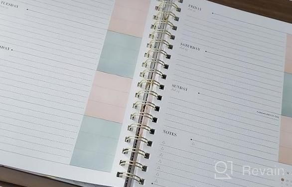 img 1 attached to Stay Organized & Productive With The 2023 Weekly & Monthly Planner - Tabbed, Thick Paper, Back Pocket, And Gift Box Included! review by Bridgett Walls
