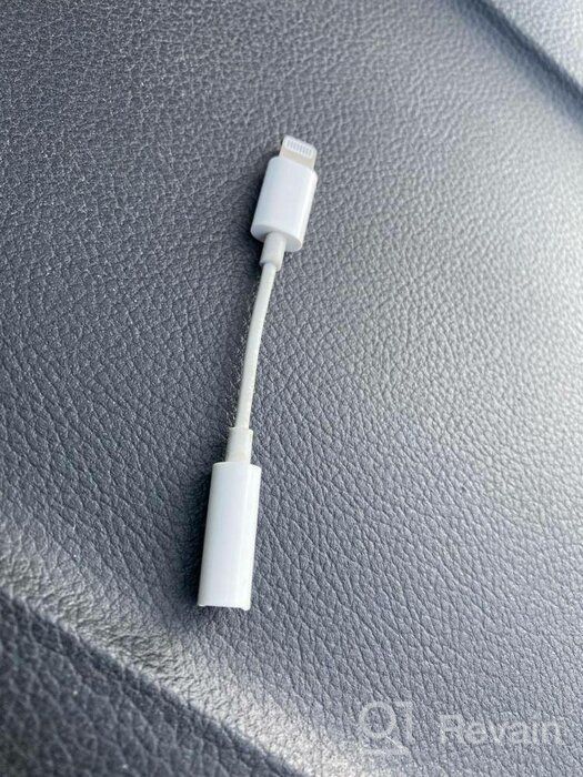 img 1 attached to 🎧 Lightning Headphone Adapter for Apple iPhone and iPad with Aux 3.5mm Mini Jack, in White review by Athit Janhiran ᠌